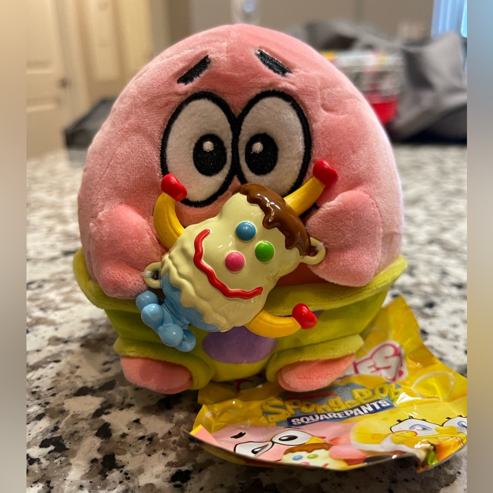 SpongeBob SquarePants Pink and Green Plush Toy